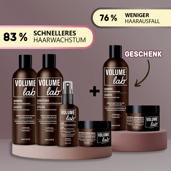 Volume Lab Produkte fördern neues Haarwachstum, machen das Haar dicker ...
